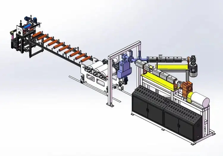 PMMA挤出压延机 TPR挤出精密压延 PC出片挤出机